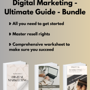 Digital Marketing - Ultimate Guide - Bundle - All You Need to Get Started - Master Resell Rights